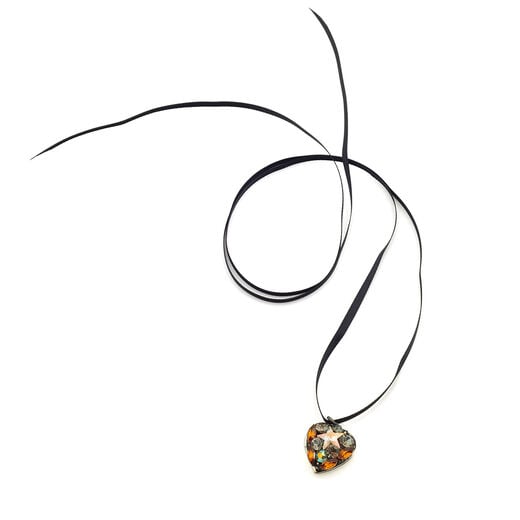 Heart locket necklace by Annie Sherburne - assorted