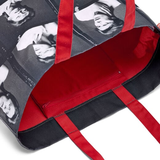 David Bowie Ziggy Stardust photoshoot large tote bag