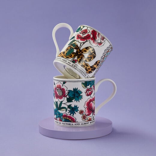 Ruban Bouquet et Perles ribbons mug
