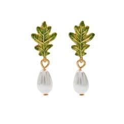 Oak leaf earrings by Fable England