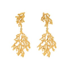 Coral inspired drop earrings