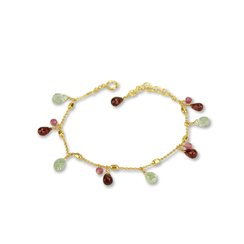 Amethyst, garnet and tourmaline bracelet by Mounir&nbsp;